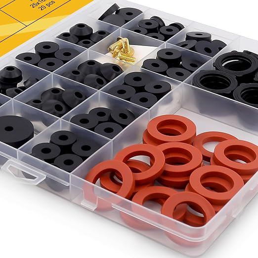160 Pieces Hose Bib Washer & Faucet Washers Assorted Kit - Image 8