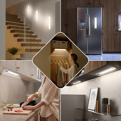 3-Pack Under Cabinet Lighting, 68LED 1800mAh Motion Sensor Lights Indoor - Image 7
