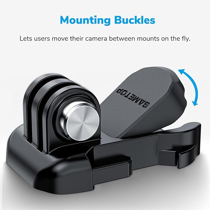 Helmet Sticky Mounts Adhesive Buckle Mount Screw Accessory Kit Compatible - Image 5