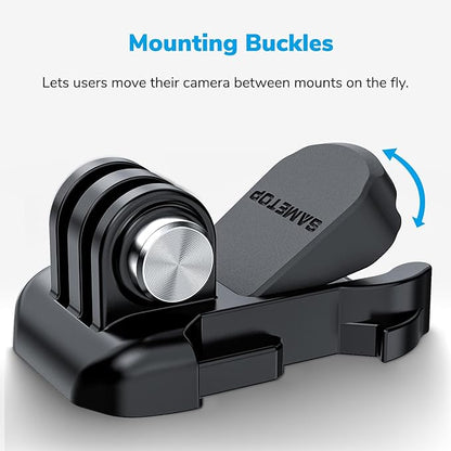 Helmet Sticky Mounts Adhesive Buckle Mount Screw Accessory Kit Compatible - Image 5