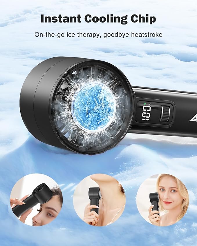 AMACOOL Handheld Fan with Ice Cooler, Mothers Day Gifts - Image 2