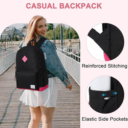 Backpack for Men Women, VASCHY Classic Water-resistant Lightweight Travel - Image 5