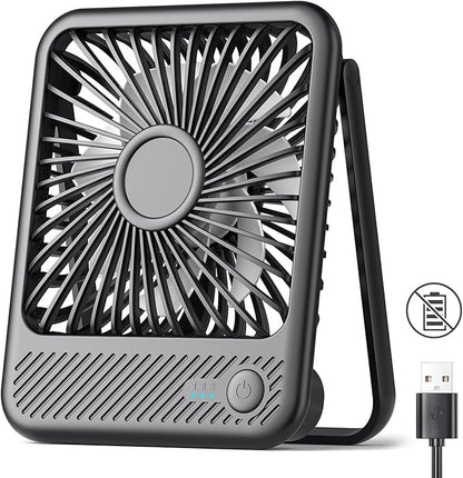 Koonie USB Desk Fan, Strong Wind Ultra Quiet Small Personal Fan by Koonie
