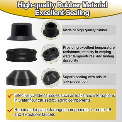 RK-19 Outside Faucet Repair Kit Metal Handle Compatible - Image 6