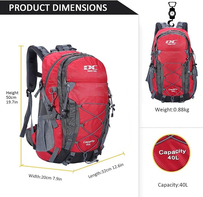 Diamond Candy Waterproof Hiking Backpack - Image 6