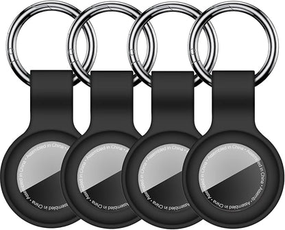 Linsaner Case for AirTag 2nd Gen & 1st Gen, Silicone Holder Keychain Key Ring by Linsaner