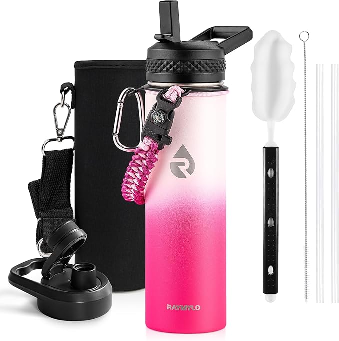 RAYMYLO Insulated Water Bottle 20 oz, Triple Wall Vacuum Stainless Steel by RAYMYLO