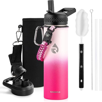 RAYMYLO Insulated Water Bottle 20 oz, Triple Wall Vacuum Stainless Steel by RAYMYLO