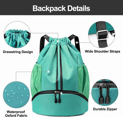 Hoedia Sports Drawstring Backpack - Image 5