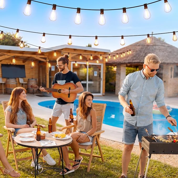 50FT LED Outdoor String Lights - Image 8
