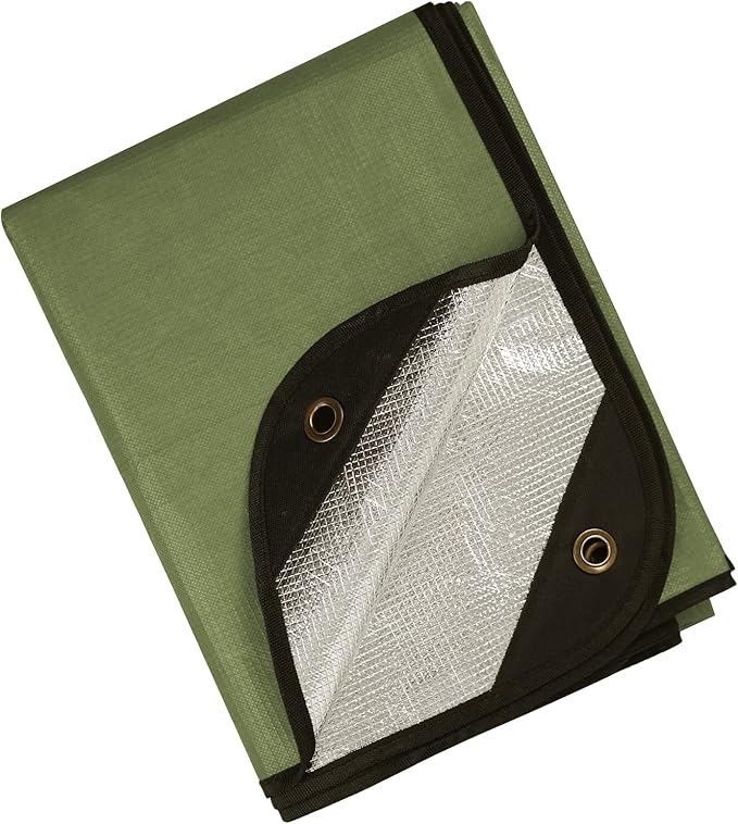 Heavy Duty Survival Blanket -Multifunctional Reflective Tarp Thermal Blanket by Besthuntiner