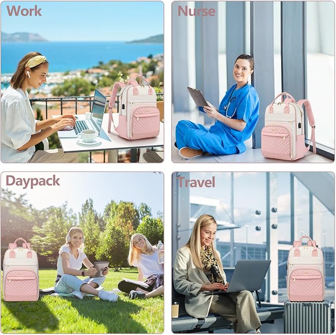 bagswan Laptop Backpack for Women Work - Image 7
