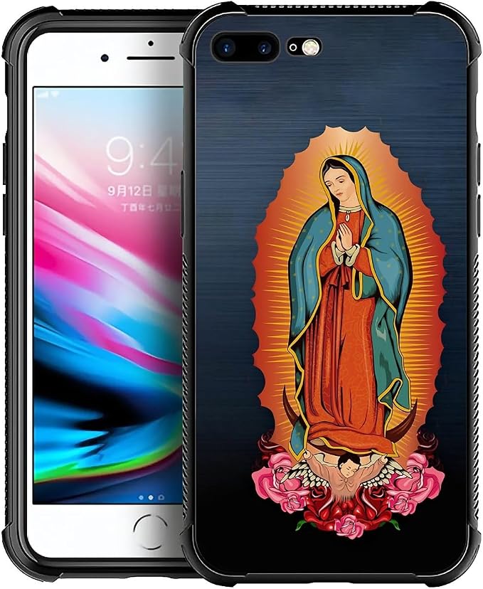 Case for iPhone 7 Plus/8 Plus, Soft Silicone Hard Acrylic for Shock Protection by FKBRCL4U