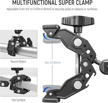 NEEWER Super Clamp Magic Arm Camera Mount - Image 3