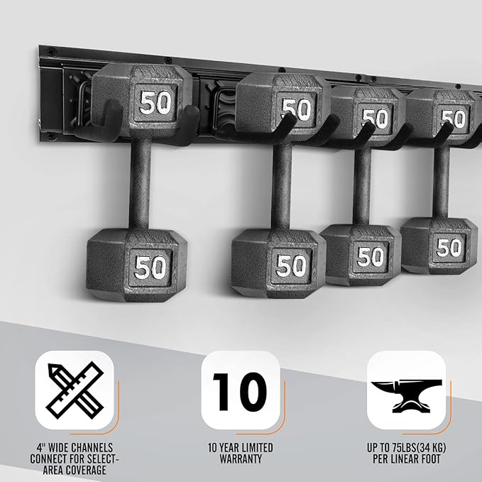 SMARTOLOGY Modular Heavy-Duty Steel Garage Tool Storage Rack - Image 4