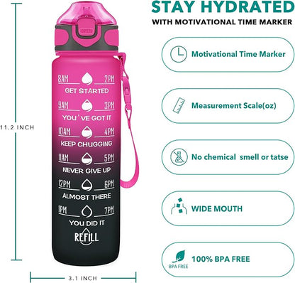 Enerbone 32 oz Drinking Water Bottle - Image 2