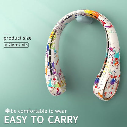 FrSara Neck Fan, Portable Personal Fan Strong Wind, Air Volume, 360° Cooling - Image 6