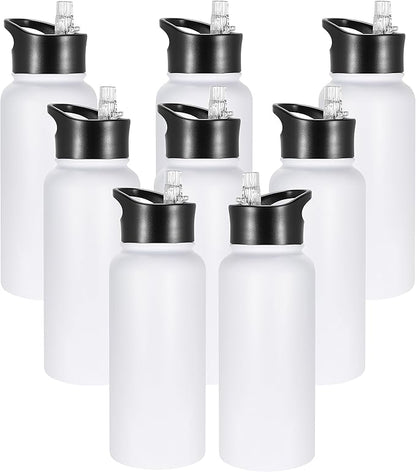 VEGOND 32 oz Insulated Water Bottle Bulk Stainless Steel Metal Water Bottles by VEGOND