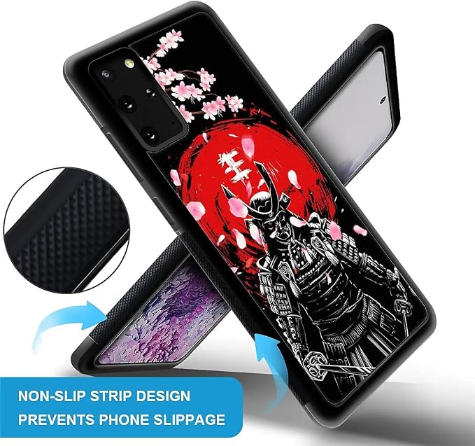 for Samsung Galaxy S20 Plus Case, Sakura Japanese Samurai Pattern Graphic - Image 5
