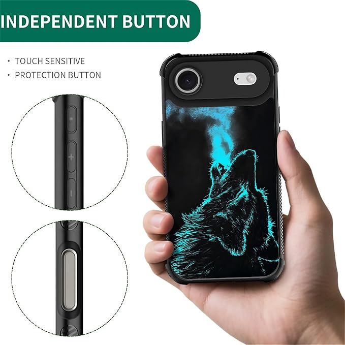 for iPhone 17 Air Case, for MagSafe Graphic Design for Girl Boy Soft Silicone - Image 3