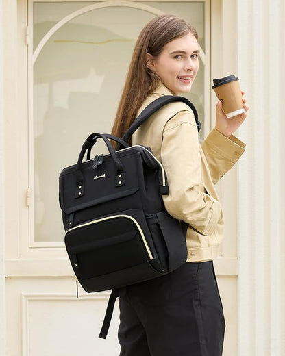 LOVEVOOK Laptop Backpack for Women, 15.6 Inch Work Business Backpacks Purse - Image 6