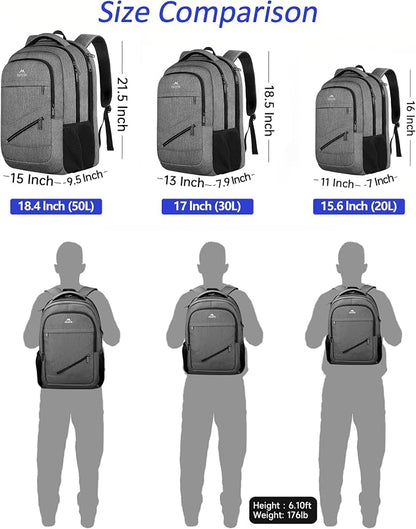 MATEIN 18 Inch Extra Large Laptop Backpack, 50 L Travel Backpack - Image 8