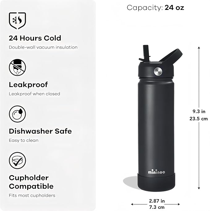 Insulated Stainless Steel Water Bottle - Image 3