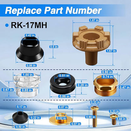 Outside Wall Faucet Repair Kit Compatible - Image 7