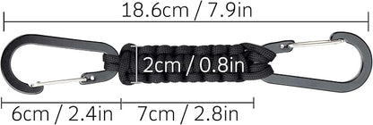 EOTW Paracord Keychain for Men Women Paracord Carabiner Backpack Keychain - Image 2