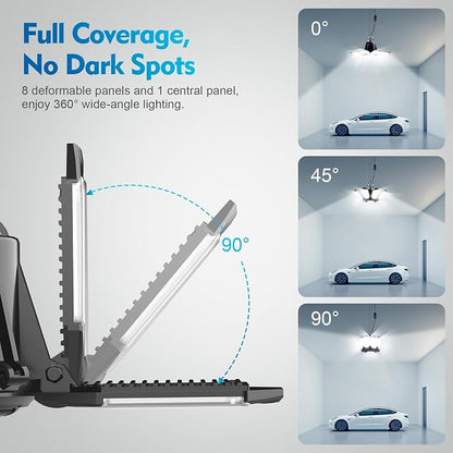 TANBABY 2 Pack LED Garage Lights - Image 4