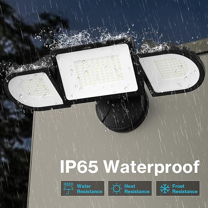 Olafus 130W Flood Lights Outdoor, 13000LM Super Bright LED Flood Light - Image 5