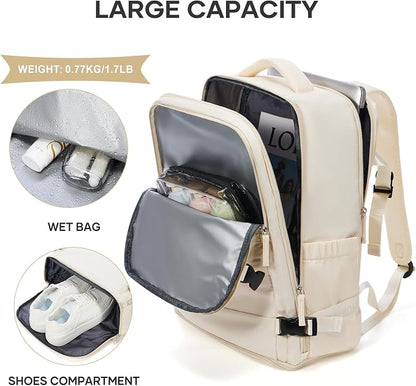 coowoz Travel Backpack For Women Men, Carry On Backpack, Hiking Backpacks - Image 5