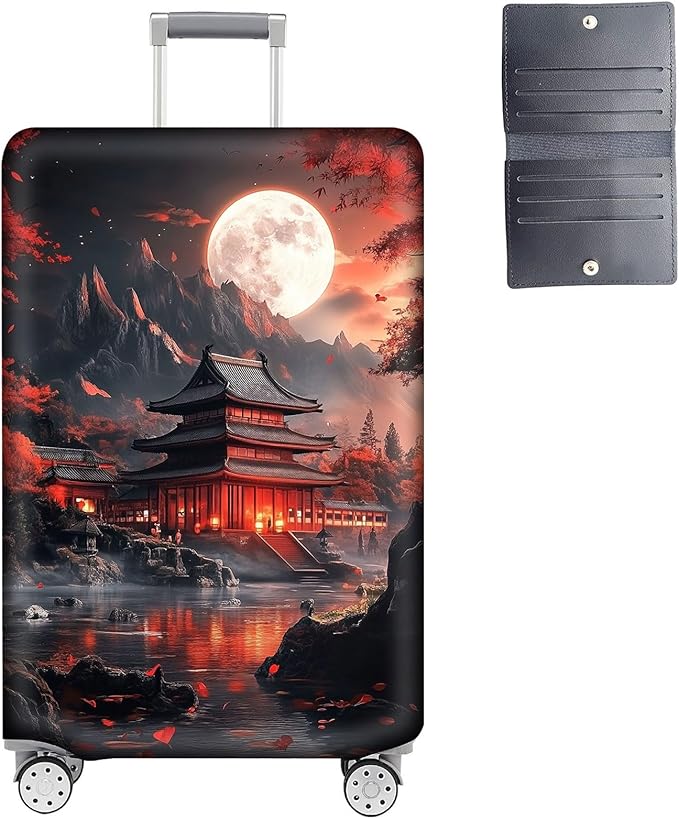 Luggage Cover Protector for 19-20 Inch Suitcases, TSA Approved Elastic Travel by Unknown