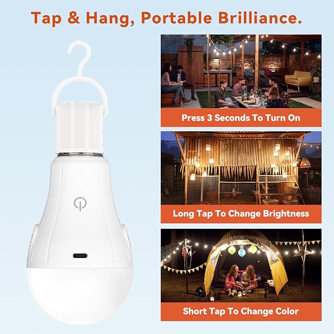 Neporal MagicGlow Rechargeable Light Bulbs - Image 4