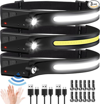 EGUKU Headlamp Rechargeable, Camping Hiking by EGUKU