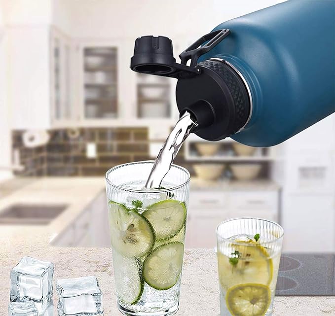 SENDESTAR 64 oz Water Bottle Double Wall Vacuum Insulated Leak Proof Stainless - Image 4