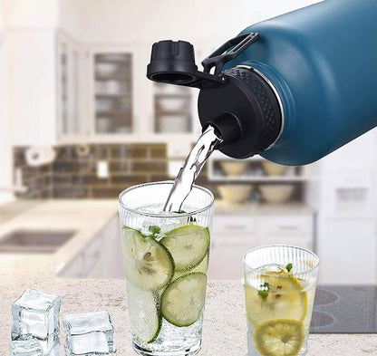 SENDESTAR 64 oz Water Bottle Double Wall Vacuum Insulated Leak Proof Stainless - Image 4