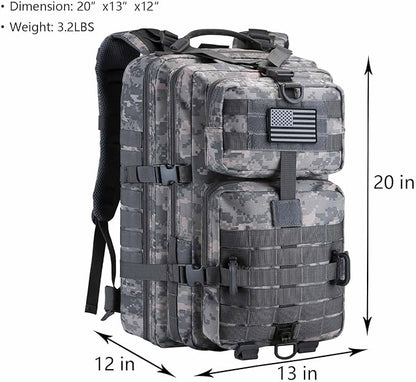 Hannibal Tactical MOLLE Assault Backpack, Tactical Backpack Army Military - Image 2