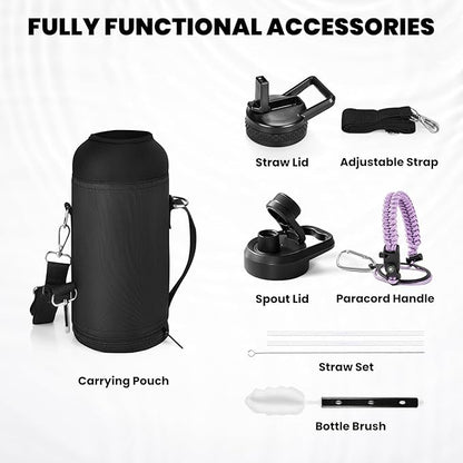 RAYMYLO Insulated Water Bottle 32 oz, Triple Wall Vacuum Stainless Steel - Image 6