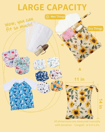 babygoal Wet Dry Bags 3 Pack, Waterproof Travel Bags - Image 3