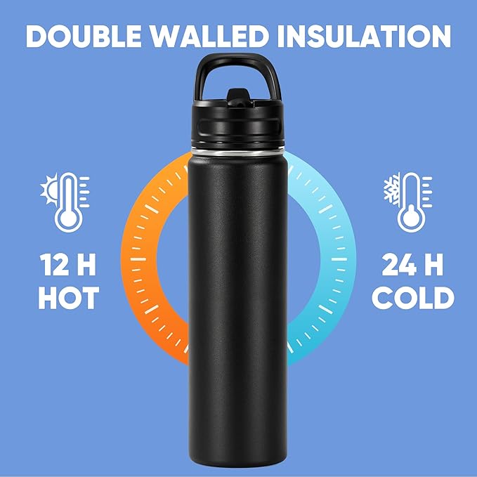 Fijinhom 24oz Insulated Stainless Steel Water Bottle - Image 5