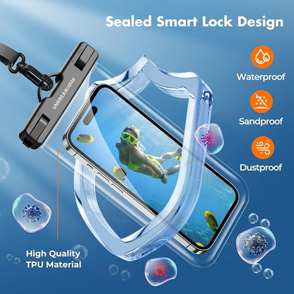 UNBREAKcable Waterproof Phone Pouch-2 Pack IPX8 Waterproof Phone Case - Image 6
