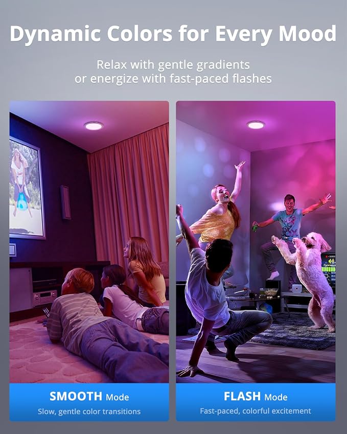 Combuh 2 Pack Rechargeable RGB Ambient Shower Light Waterproof Inside, LED 13 - Image 3
