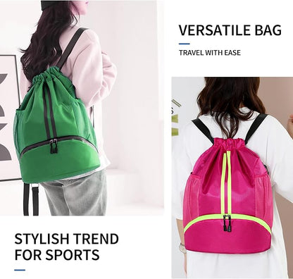 JELUTAR Drawstring Backpack Gym Bag - Image 6