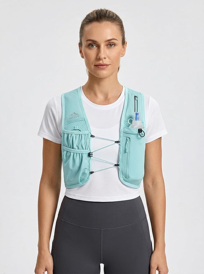 Zelvot Running Vest for Women Men, USA Original Patent, Adjustable Chest Straps - Image 8