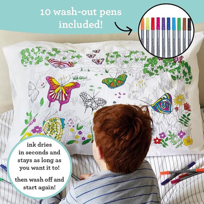 eatsleepdoodle - Coloring Pillowcase - Image 2