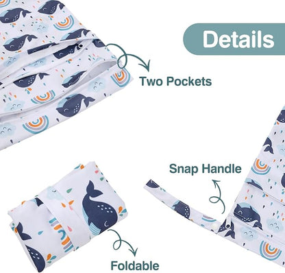 Wet Dry Bags 2-Pack with Cute Dolphin Print - Image 2