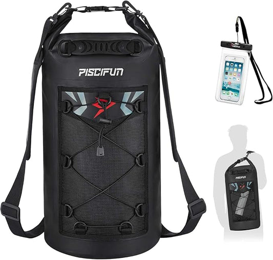 Piscifun Dry Bag, Waterproof Floating Backpack 10L/20L/30L/40L by Piscifun