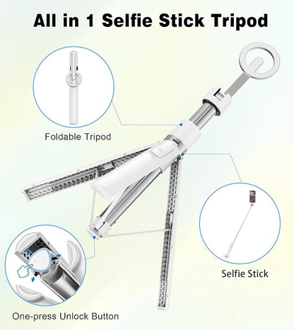 TONEOF 68" Magnetic Selfie Stick Tripod - Image 7