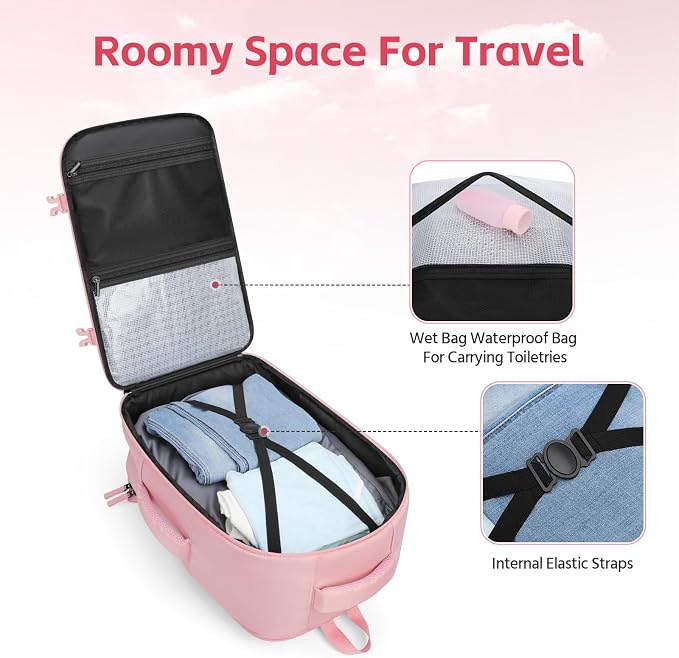 RealCool Travel Backpack for Women Men - Image 4